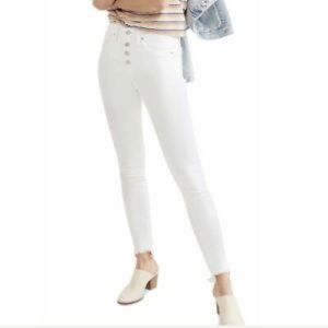 Madewell 9" Mid-Rise Button Fly Skinny Jeans 24